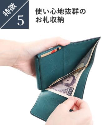 Amazon | [Sinleathers]財布 二つ折り財布 小銭入れ付き財布 本革